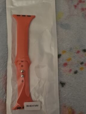 Silicone Apple Watch Style Band - Orange (38/40/41mm)